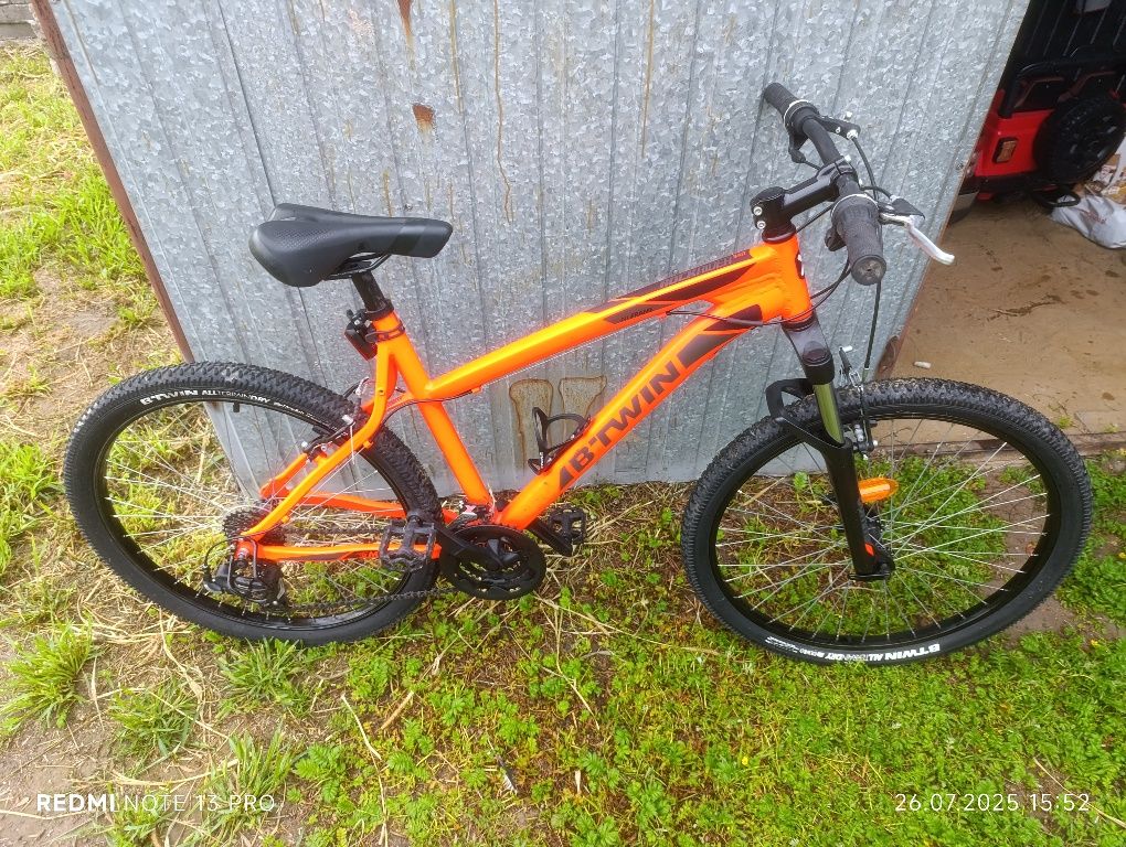 Rower B'TWIN Rockrider 340 Rama M koła 26'