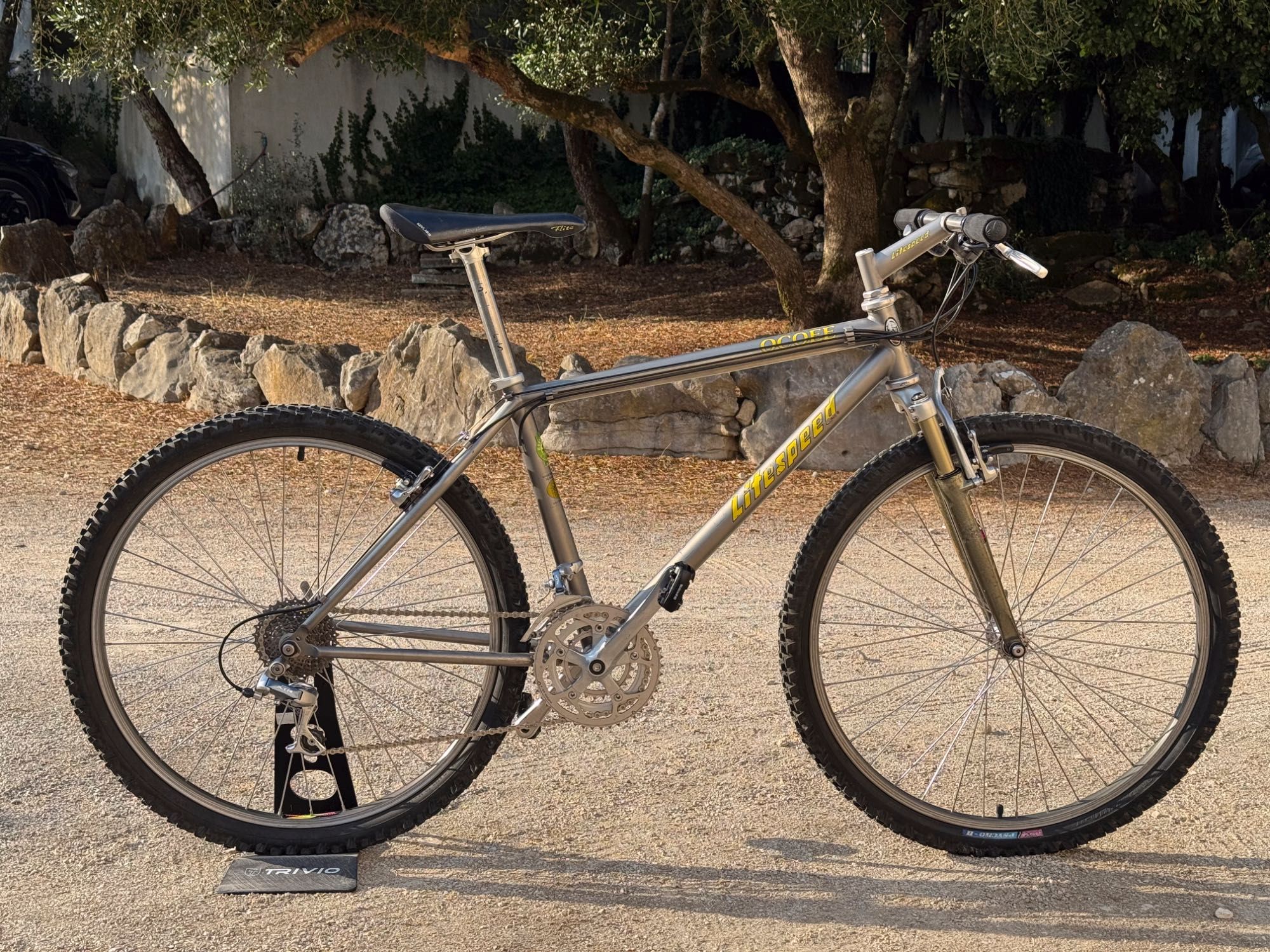 Litespeed OCOEE, 1994, Rock Shox Mag 21 SL, Full XTR M900, Syncros Ti