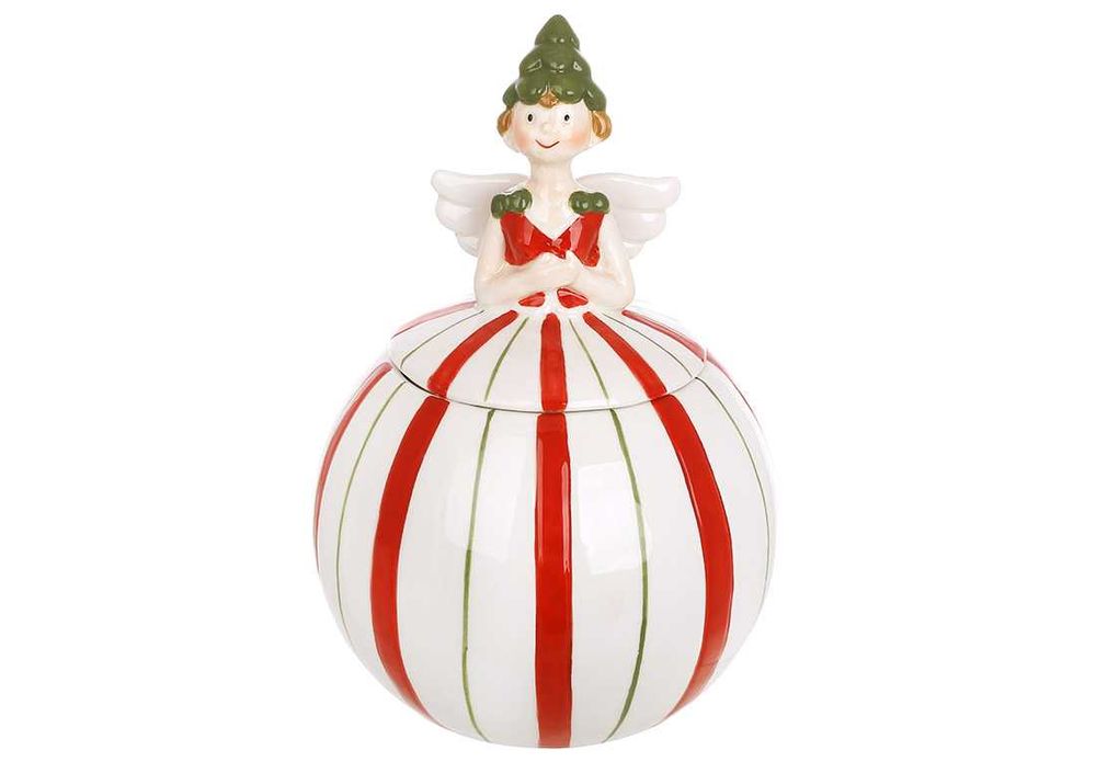 Новорічний посуд Банка для цукру Банка для сахара Новогодняя посуда