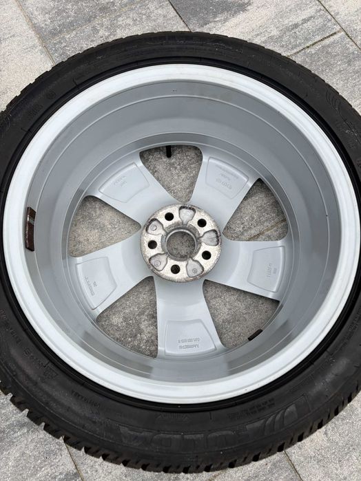 Felgi aluminiowe RONAL 5x100 z oponami zimowymi FULDA 205/50 R17