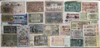 Zestaw banknotów Cesarstwo Niemiec, Carska Rosja oraz II RP
