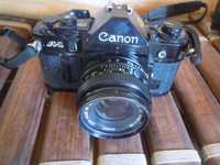 Canon A-1 impecável ano 1978 + bolsa almofadada + objectiva extra