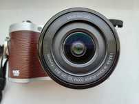 Zaawansowany aparat bezlusterkowy Samsung NX300 brązowy zestaw foto
