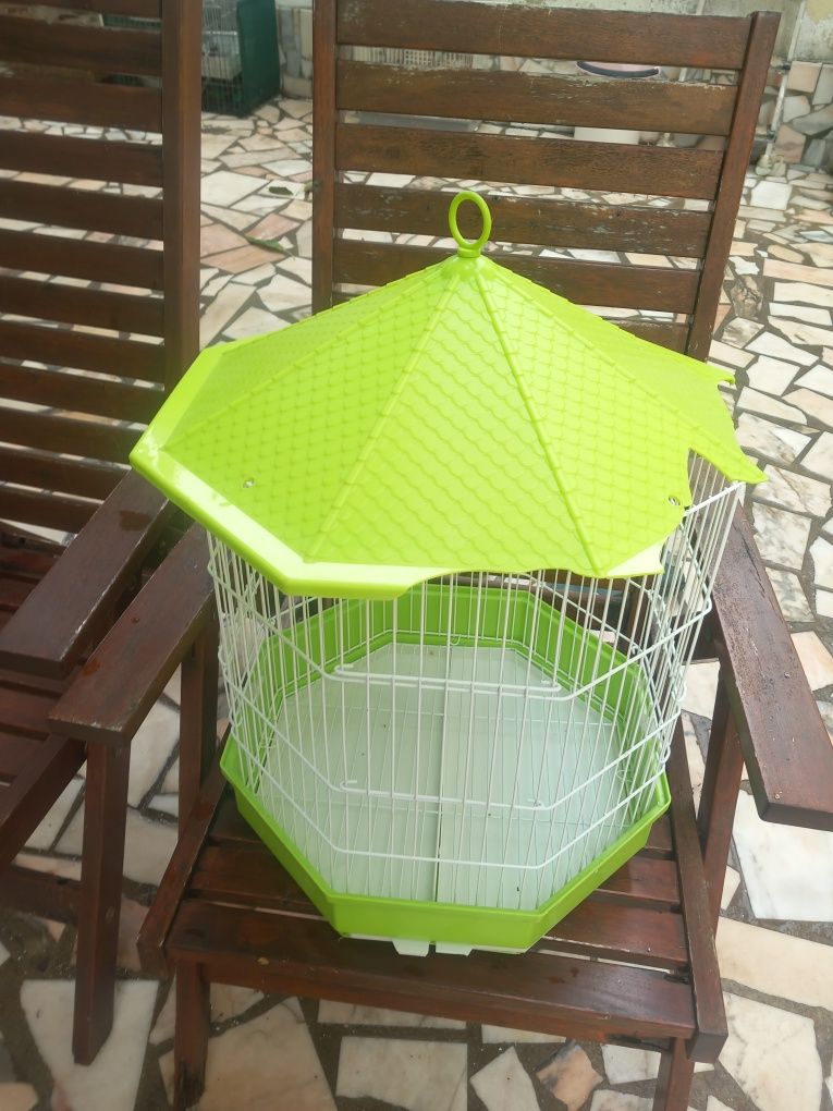 5 Caixas MDF + Poleiro + Gaiolas Aves