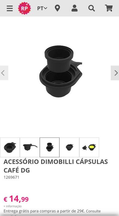 Porta café Dimobilli pó, Dolce Gusto, Delta, pastilha, original