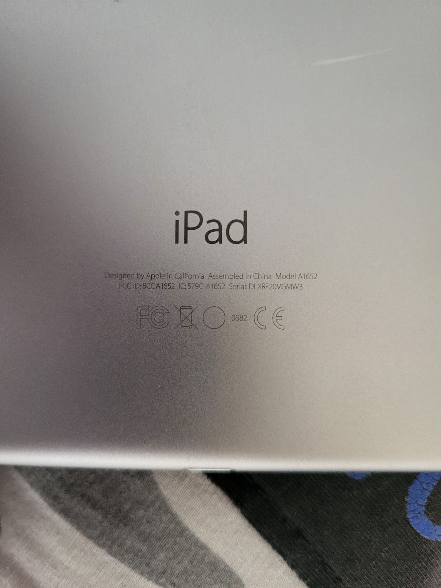 IPAd модель а1652