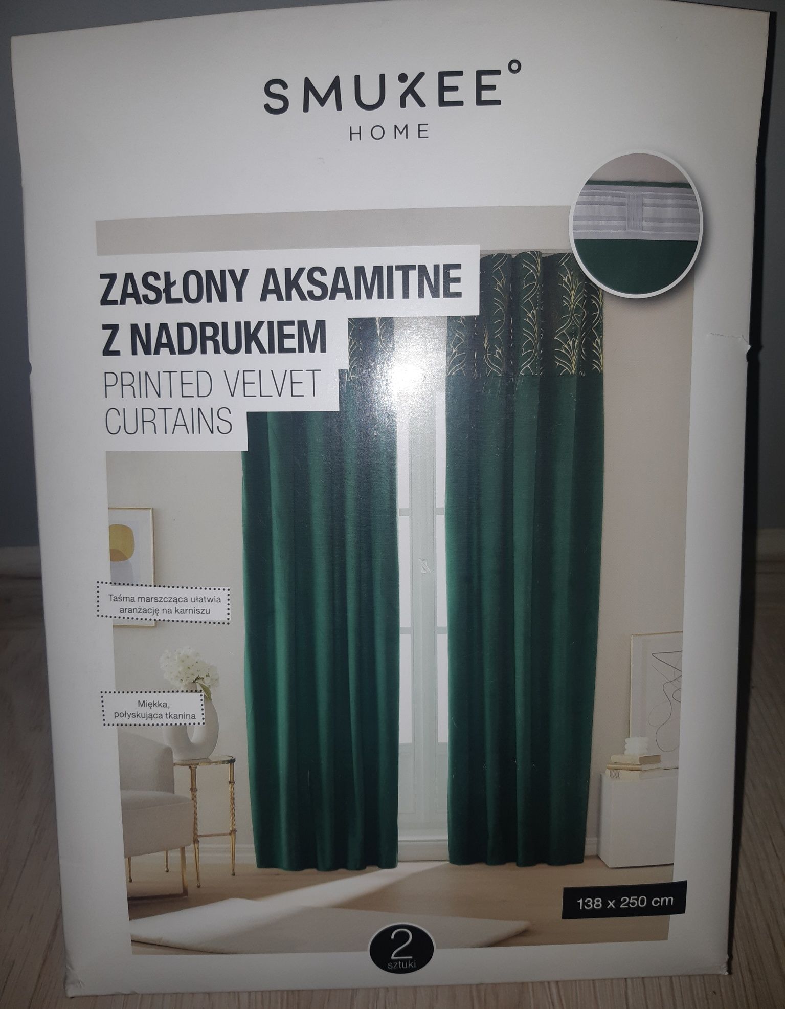 Zasłony na taśmie 140x250  NIE rezerwuje