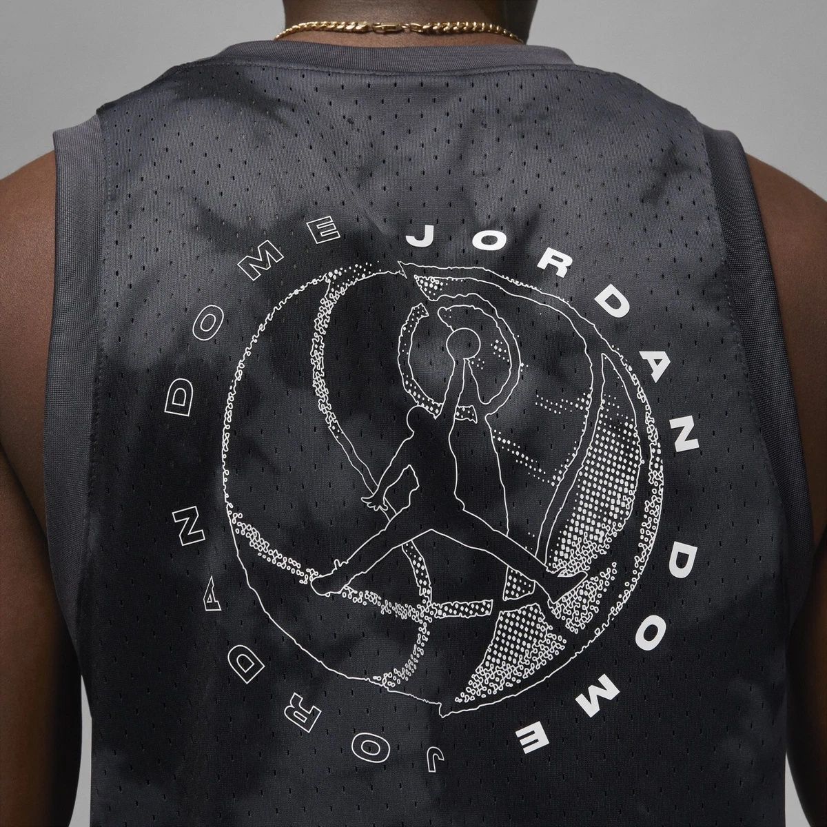 Майка Nike Jordan Dri-FIT Sport Breakfast Club Mesh Jersey Dark Shadow