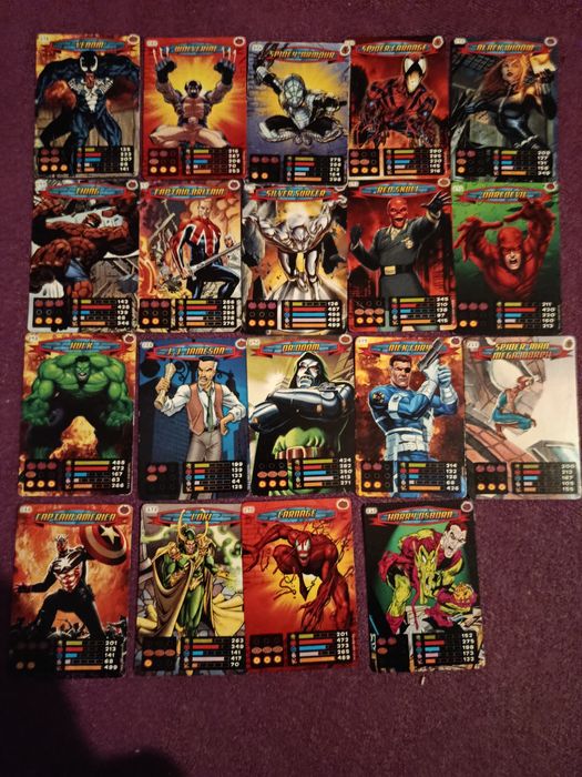 Karty Marvel Spider Man Heroes & Villains