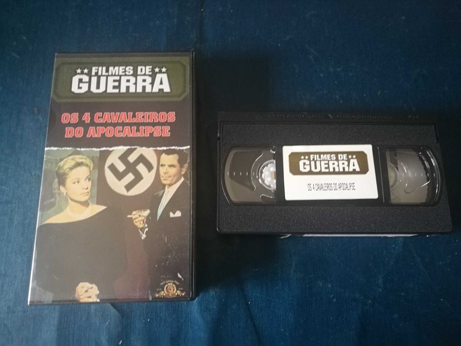 OS 4 CAVALEIROS DO APOCALIPSE -FILMES DE GUERRA VHS (leg em Português)