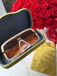 Beżowe okulary przeciwsłoneczne Gucci GG0900S