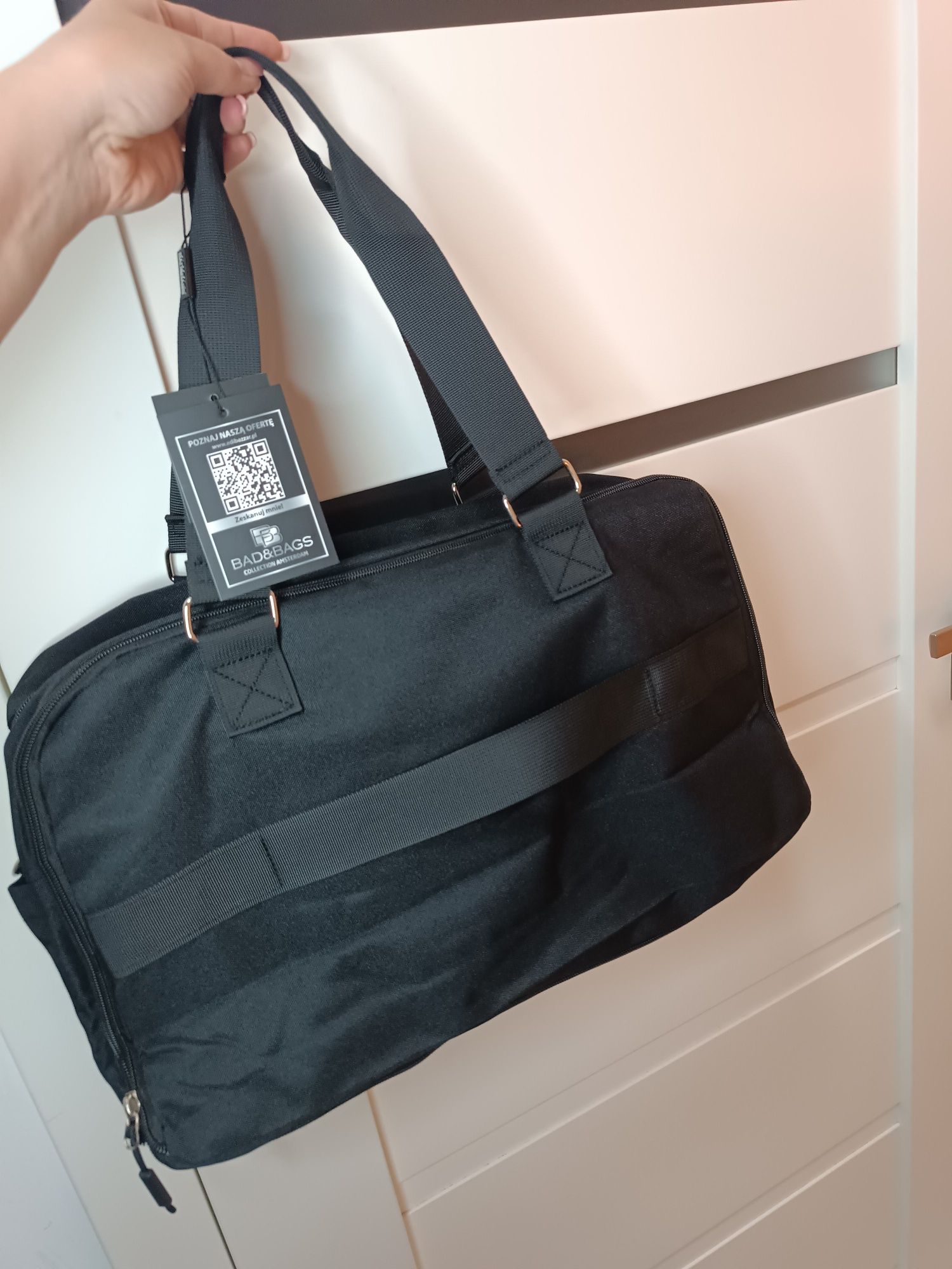 Nowa torba bagaż podręczny czarna t.k. Maxx do samolotu travel