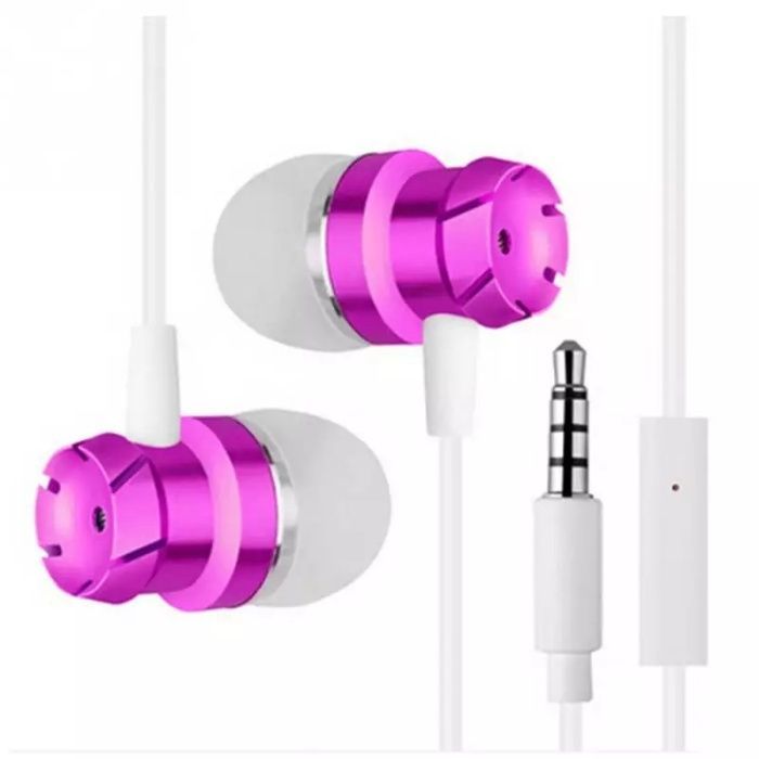 Fones de ouvido, com botão de chamada e Microfone - Novo