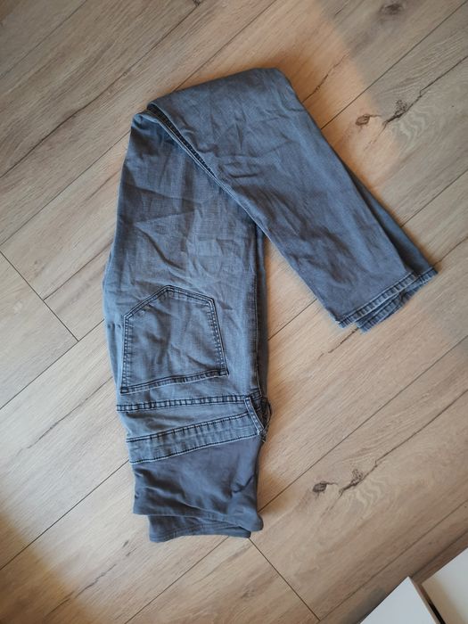 Spodnie jeansy ciążowe h&m mama skinny r. 40 szare