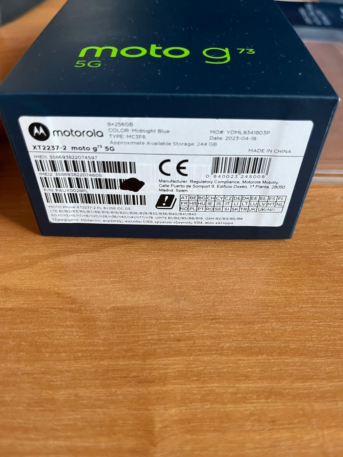 Motorola moto g73 5G 244 GB