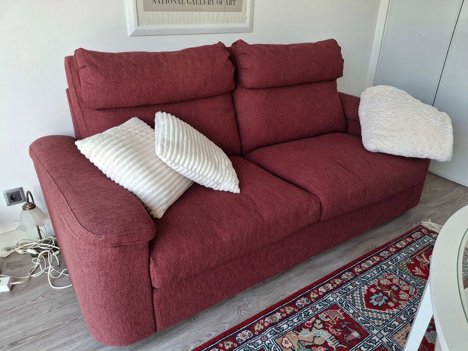 Sofá-cama (IKEA Lidhult) como novo, conforto incrível!