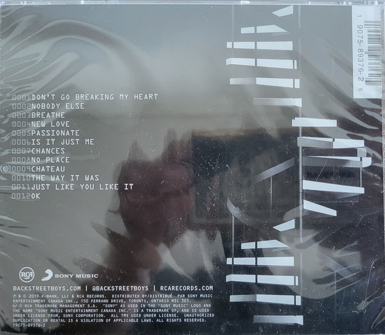CD - Backstreet Boys - DNA (novo por abrir)