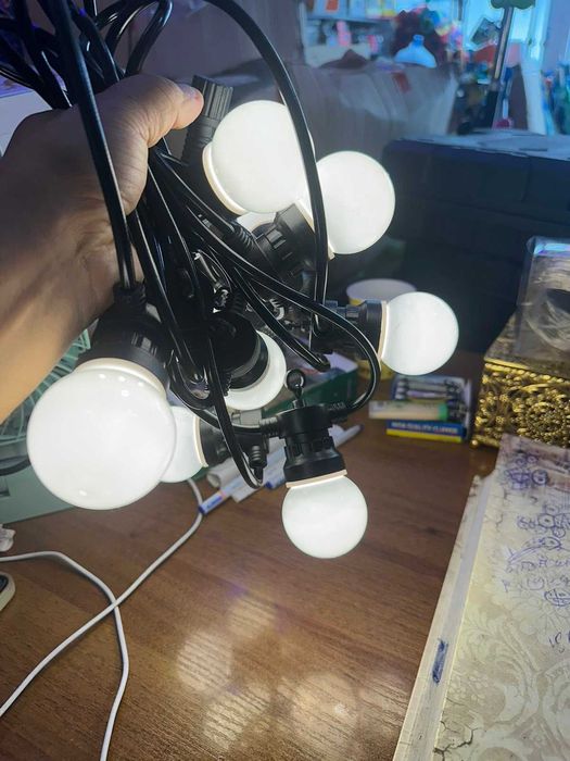 Гирлянда уличная РЕТРО Belt-Light Loft 10/5 3м/5м IP55 Уличная