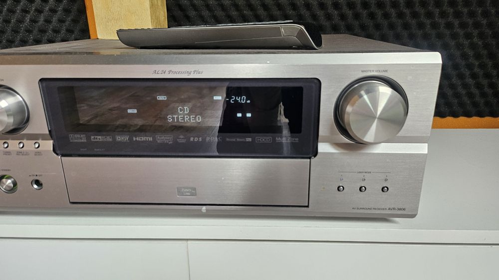 Amplituner Denon AVR-3806 7x160W + RC-7000CI kino domowe wzmacniacz