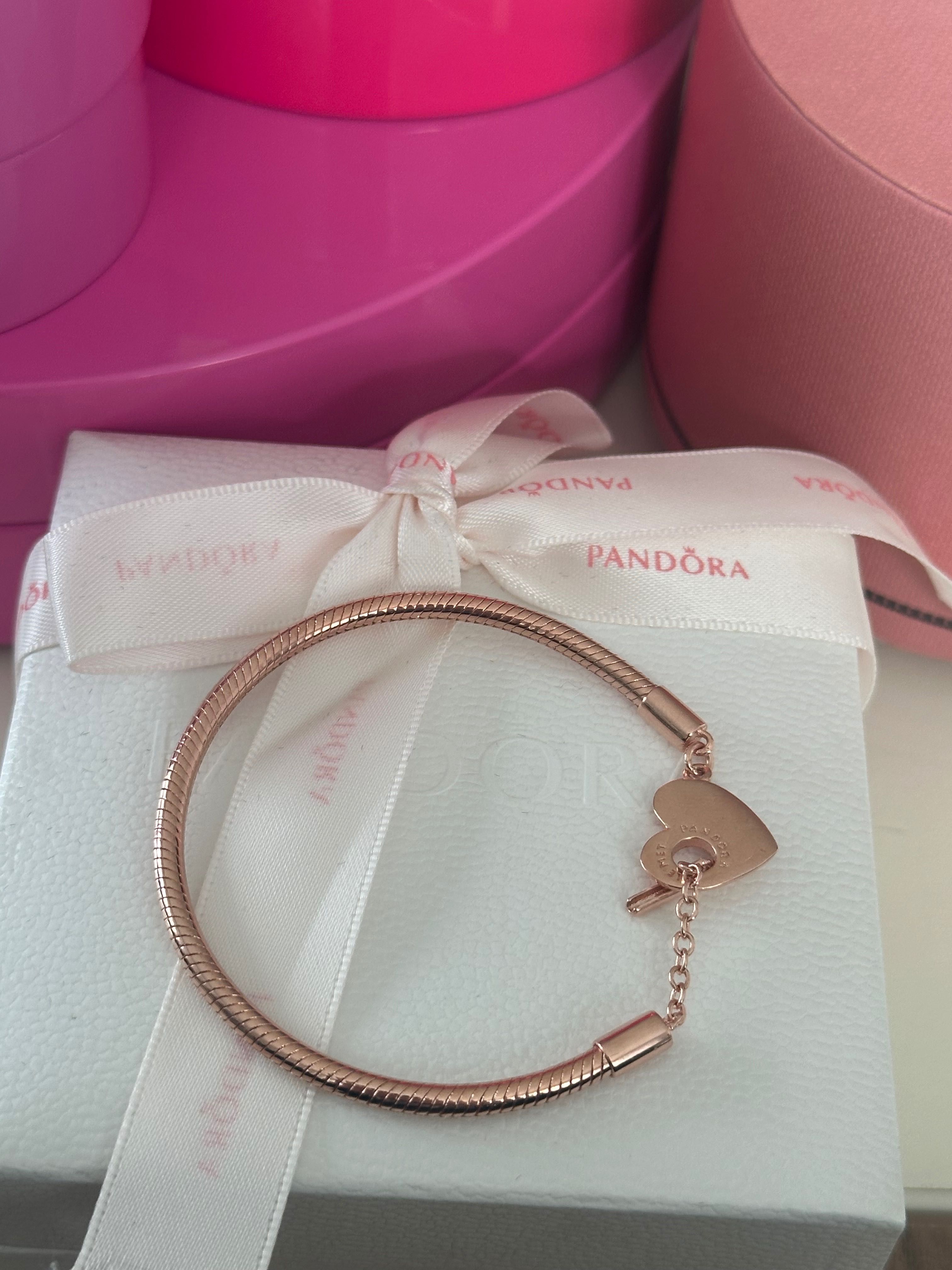 Bransoletka modułowa rose gold różowe złoto 18cm