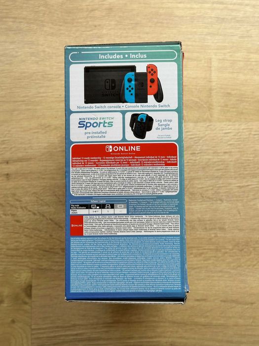 Caixa Nintendo Switch