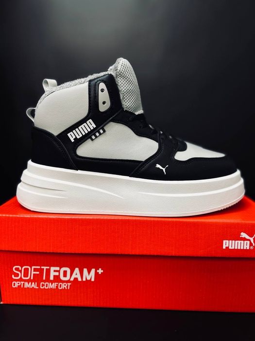 Женские кроссовки Puma Кожаные зимові кросівки пума