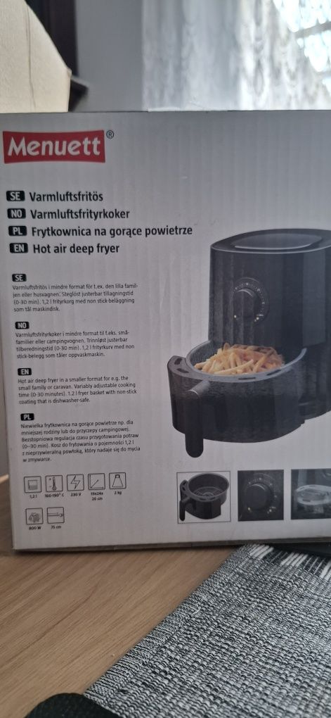 Frytownica beztłuszczowa na gorące powietrze Manuett