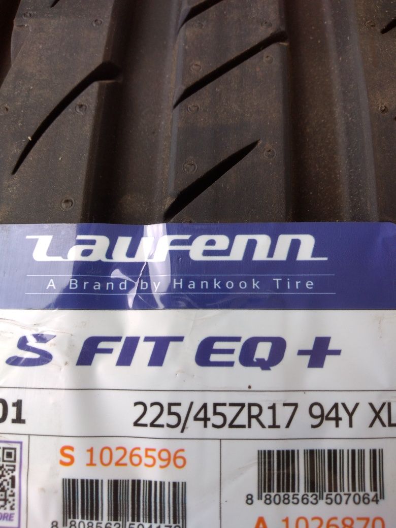 Opony letnie Laufenn, grupa Hankook 225/45R17. MONTAŻ GRATIS !!!