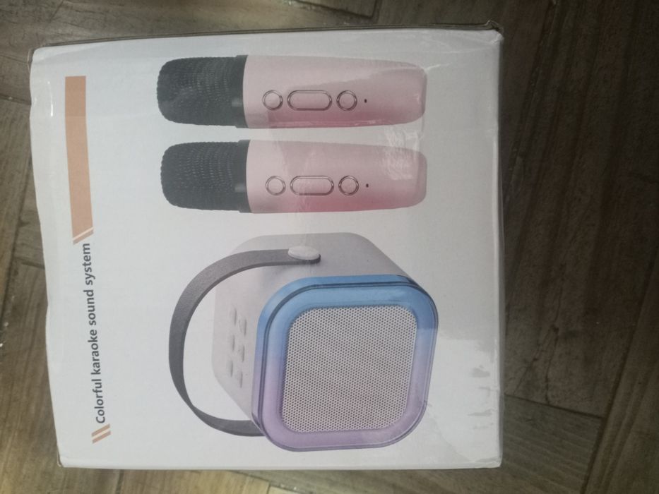 Coluna com microfones