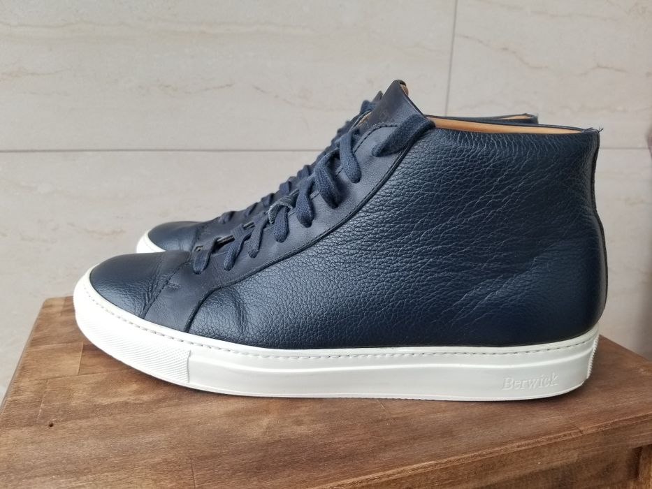 Berwick 1707 45 44 43 кеди хайтопи кросівки  ручна робота Іспанія прем