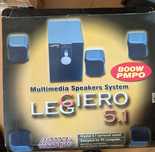 Zestaw głośników 5.1 Legiero 5.1 – do PC, kino domowe