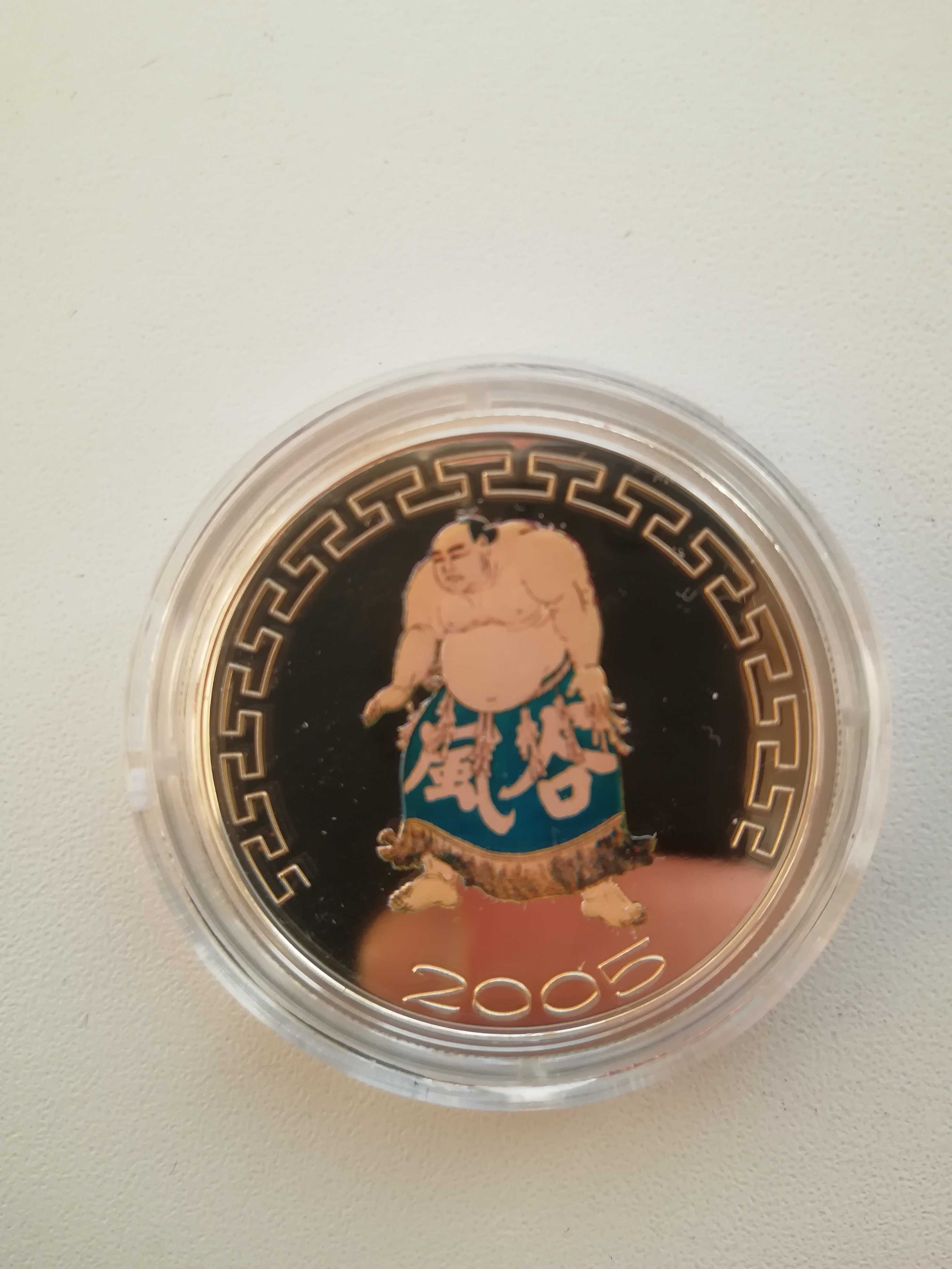 Срібна монета Боротьба Сумо-Ширануї (Монголія) 2005 рік 1oz