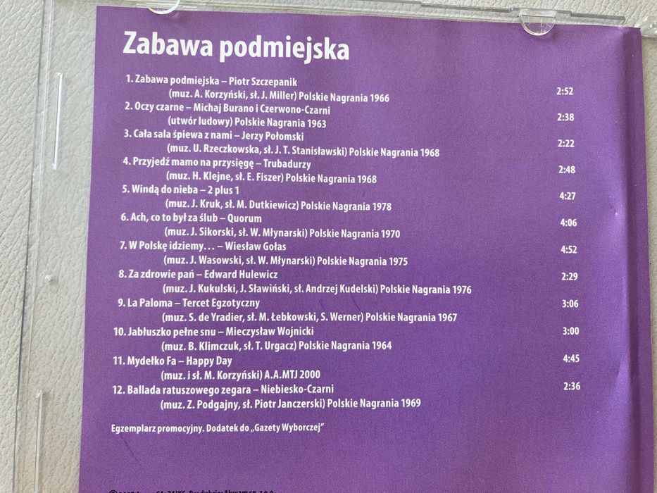 CD Złote przeboje na lato - dwie unikatowe płyty