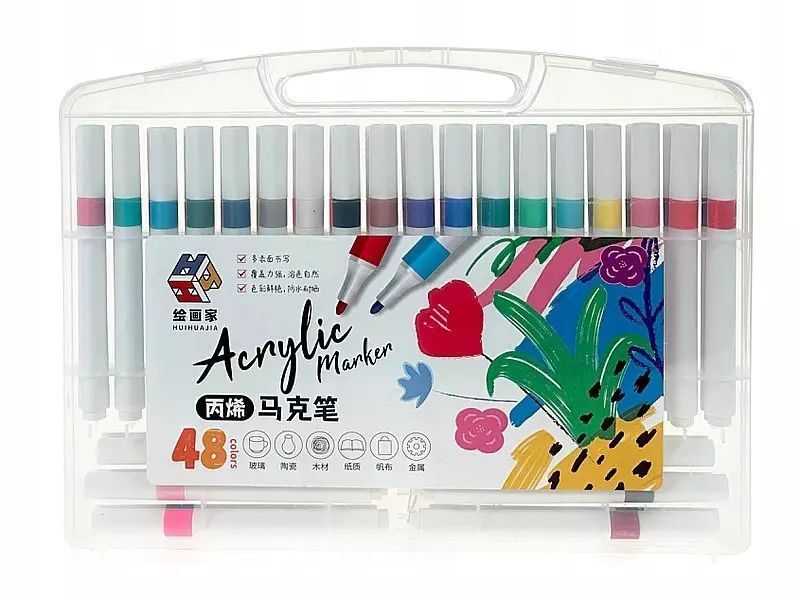 Flamastry Adar 48 szt.. Adar. Nowy Produkt