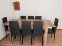 Mesa de Sala com 8 cadeiras