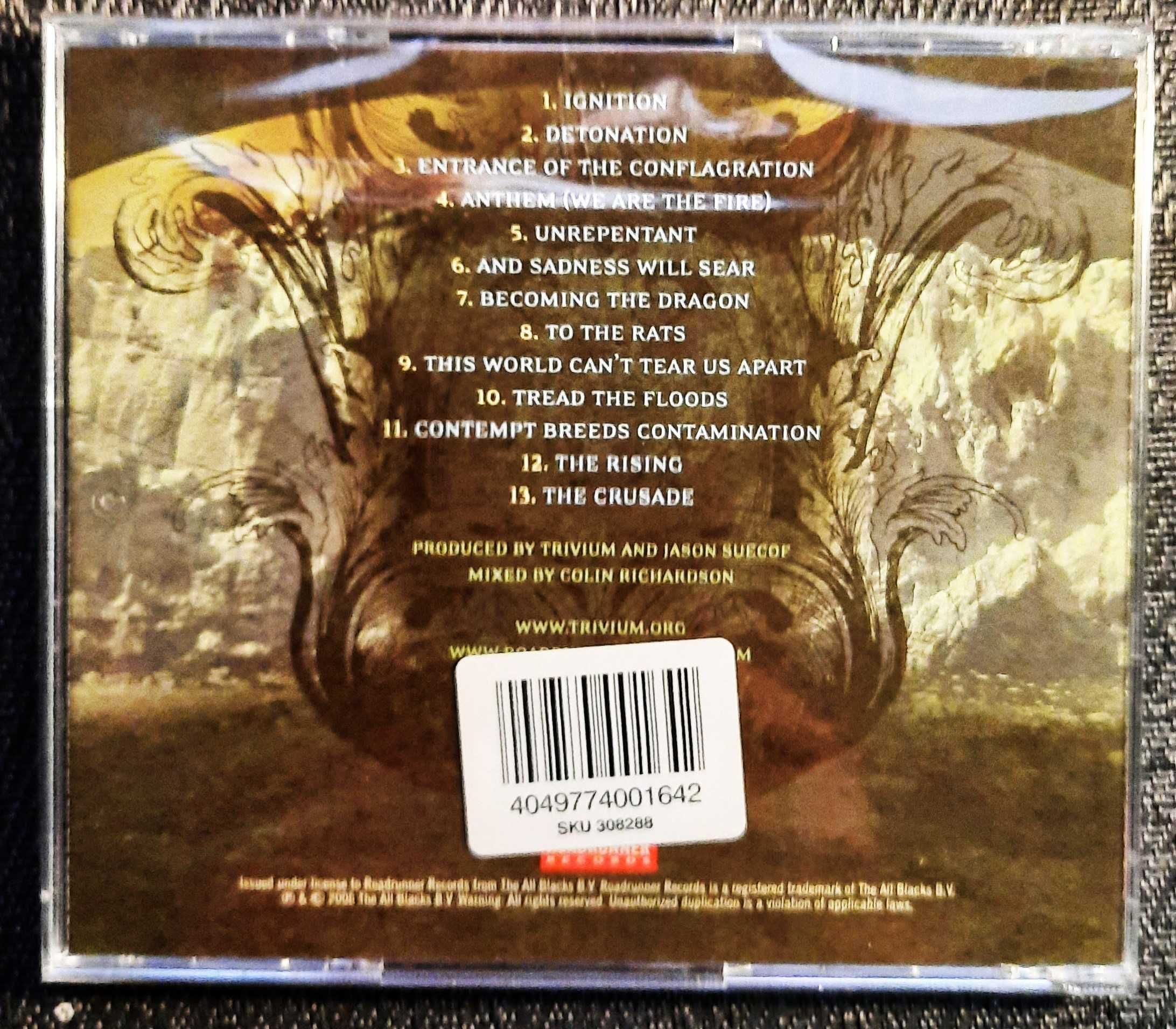 Polecam Album CD Zespołu Heavy Metalowego  TRIVIUM Album -The Crusade