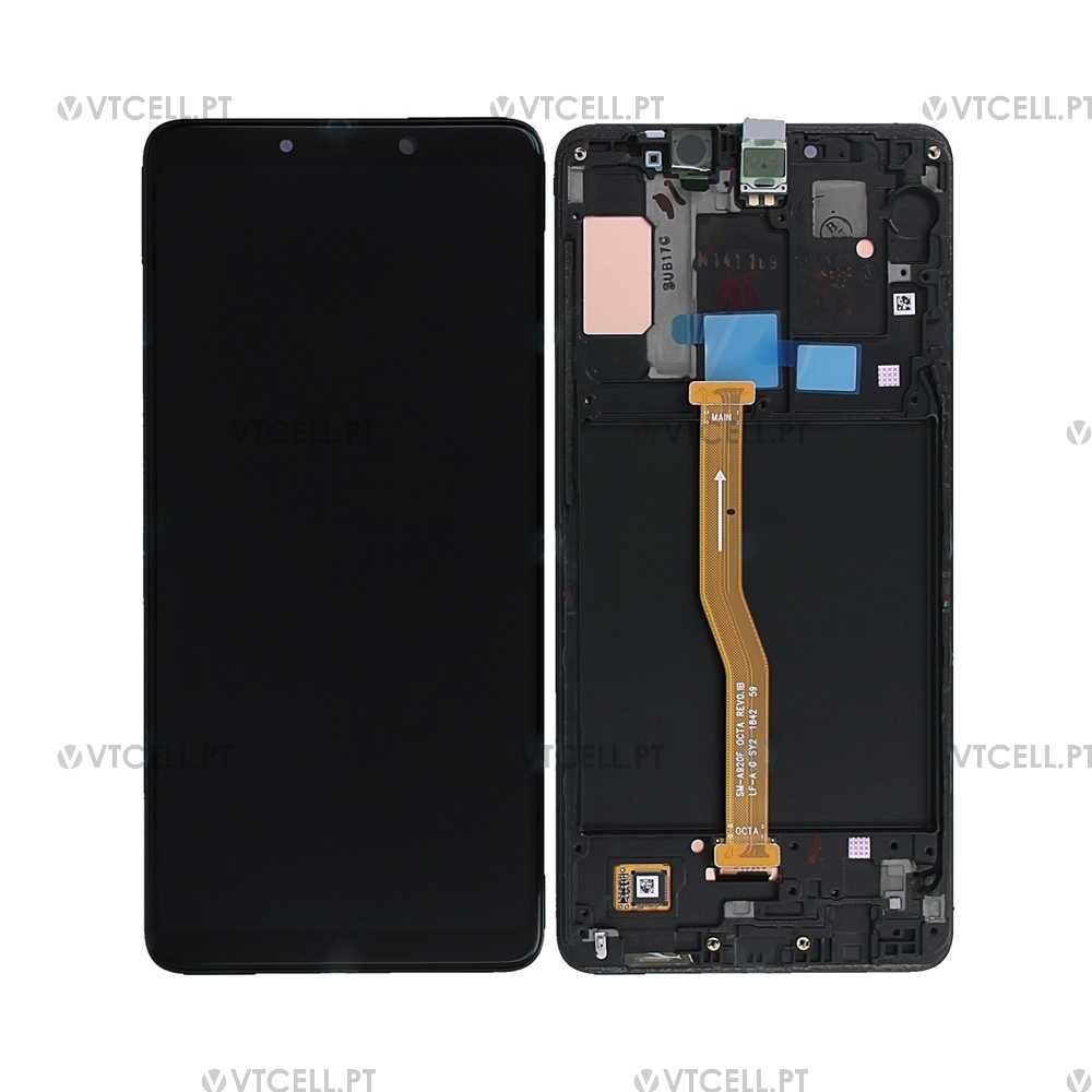 Ecra LCD + Touch Samsung Galaxy A9 (2018) (SM-A920F) -Preto (Original)