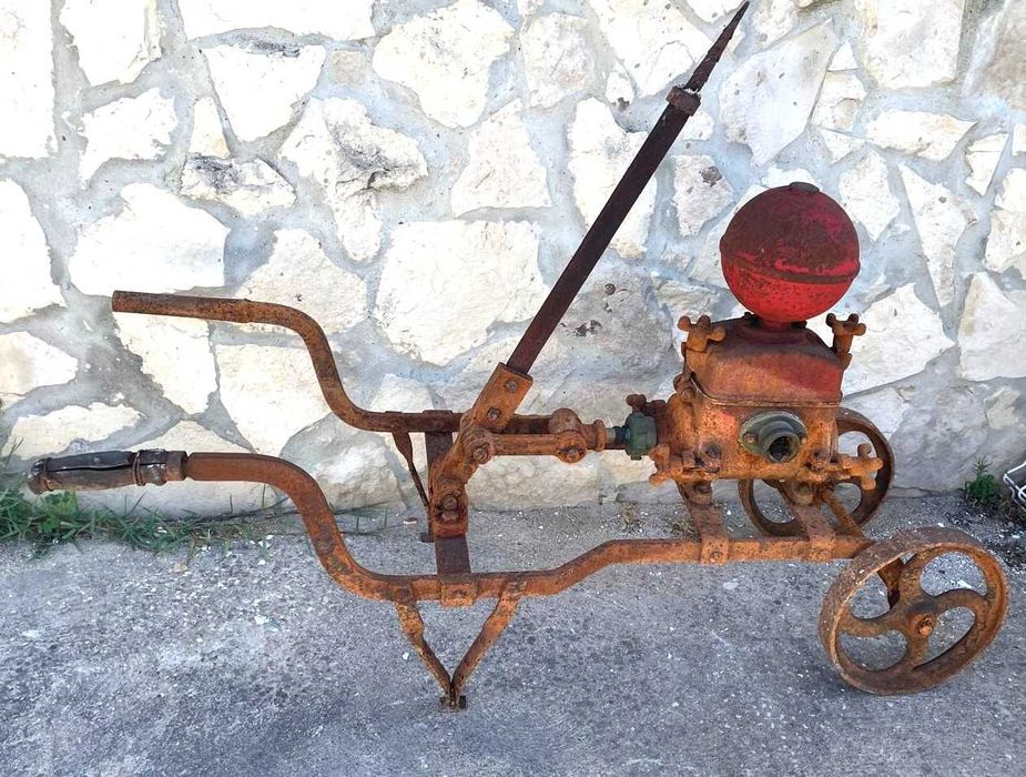 Bombas de transfega antigas, agricultura, vinicultura