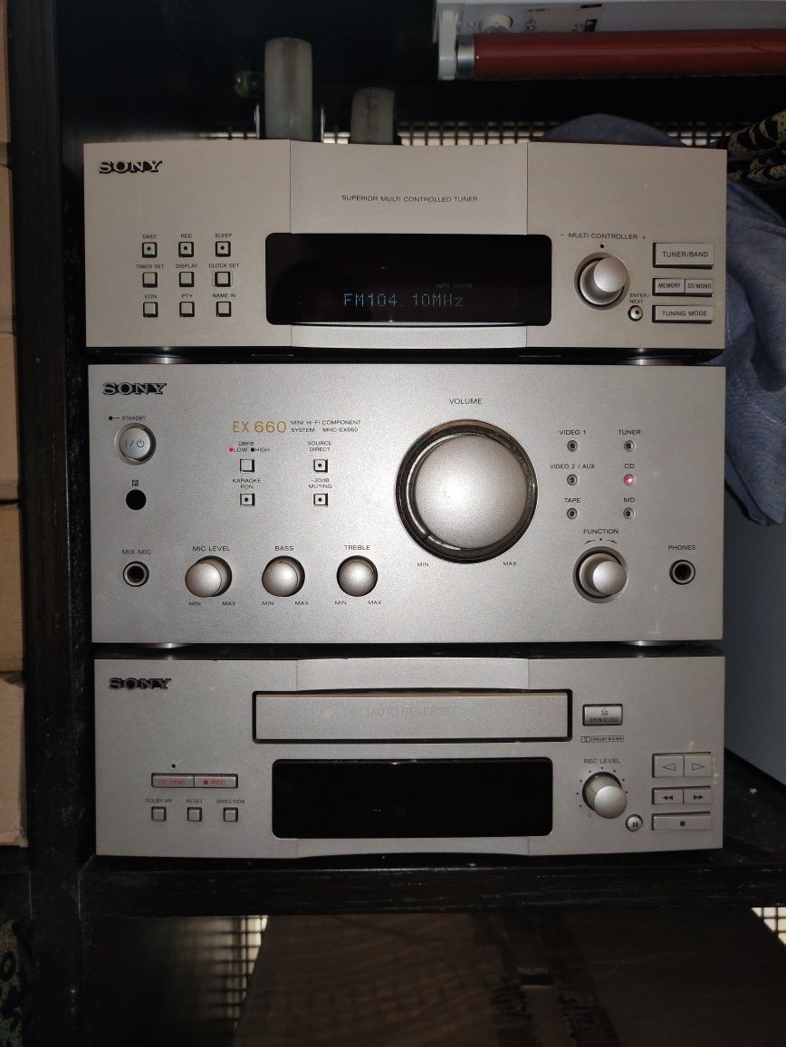 Sony Amplificador / Tuner / Deck Cassete