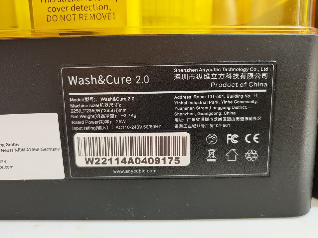 Impressora 3D Resina Anycubic e Wash&Cure