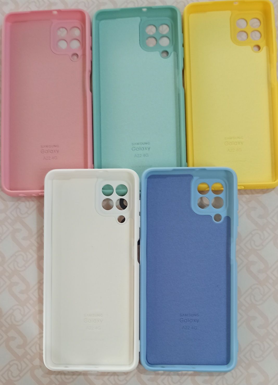 5 Capas Soft P/ Samsung Galaxy A22 4G - Novas - LIQUIDAÇÃO