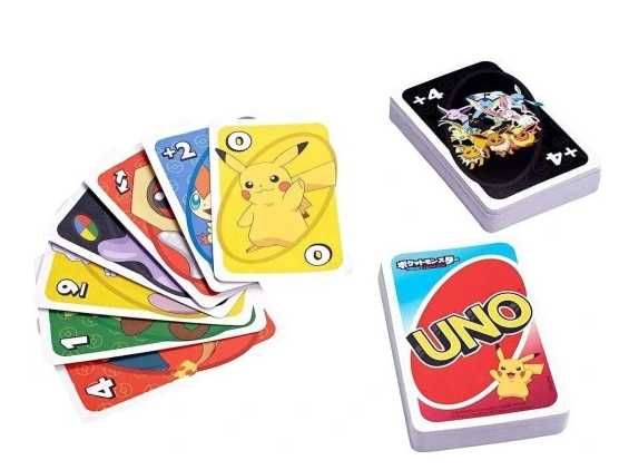 Karty do Gry Pokemon Uno