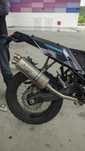 Ponteira Yamaha Tenere 700 com curva em Inox