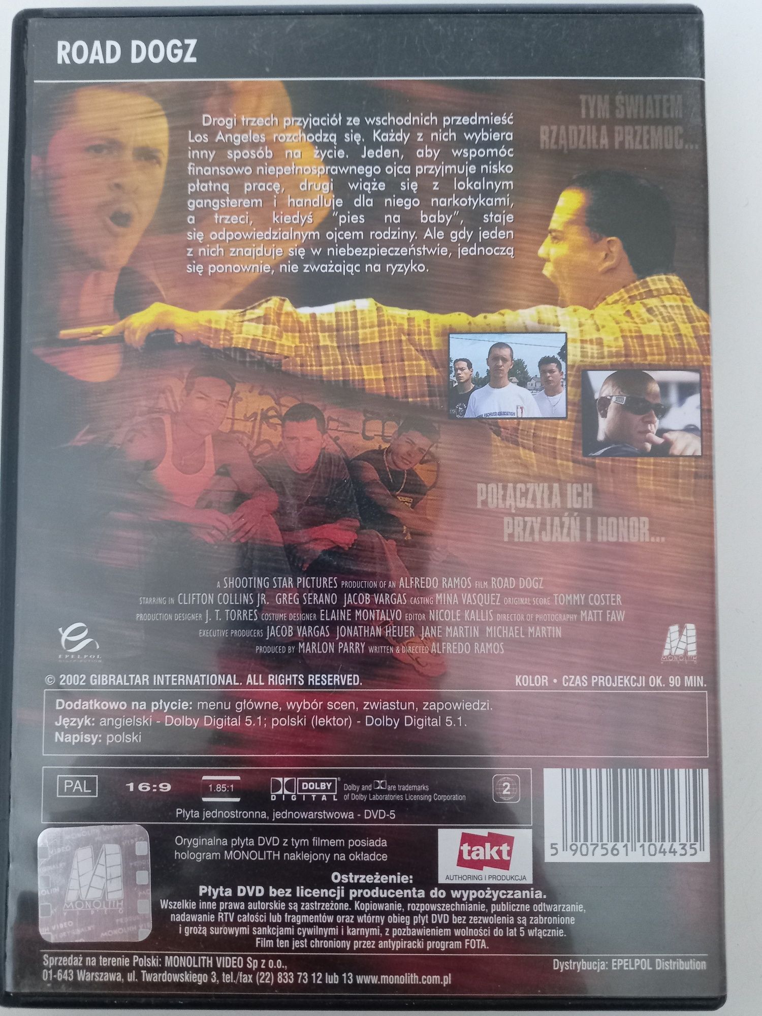 Film Uliczne Psy DVD Video