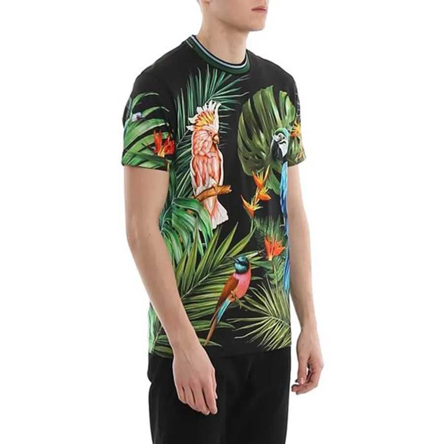Мужская футболка Dolce & Gabbana Birds of Paradise , размер M