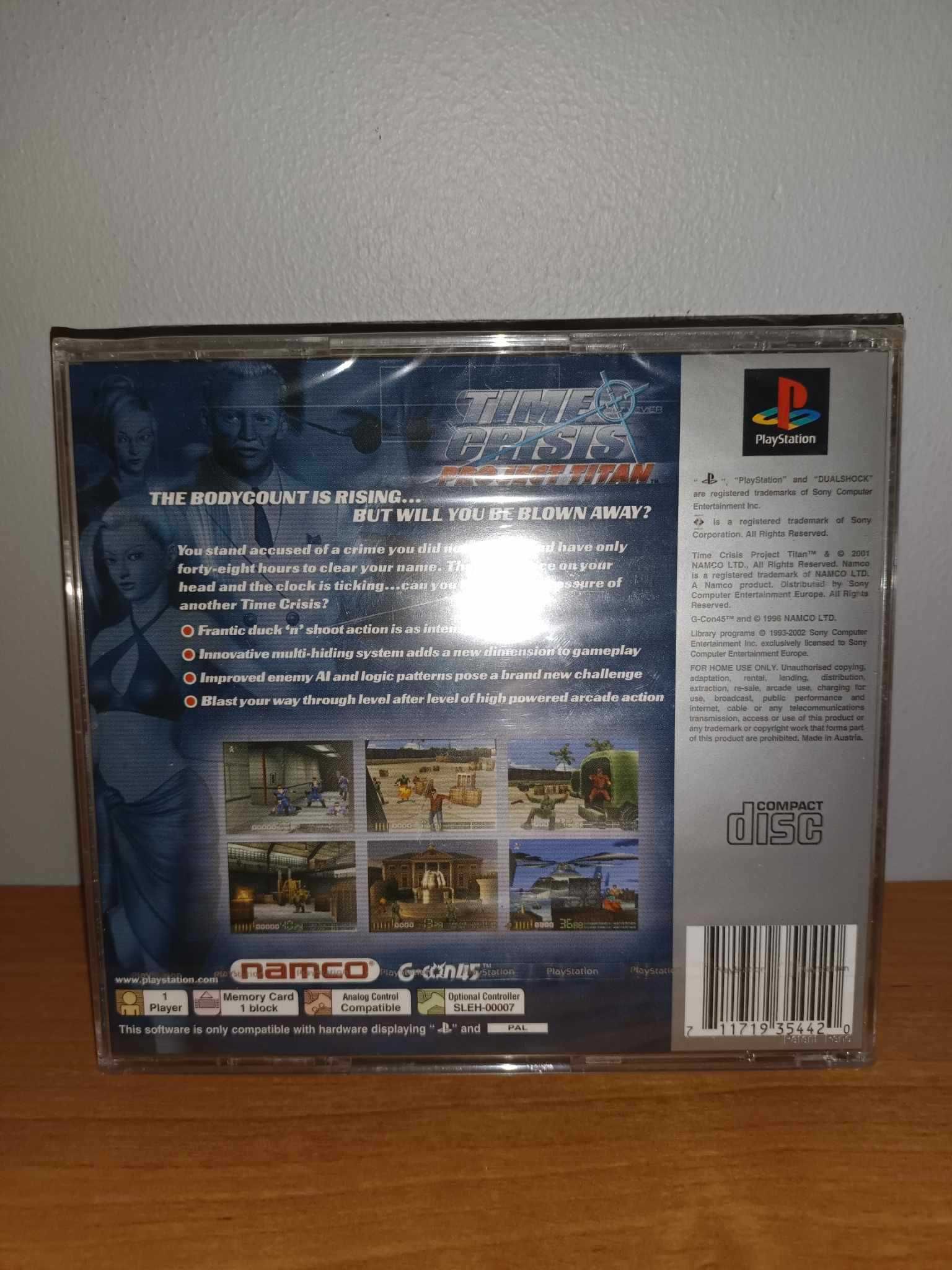 Time Crisis Project Titan ps1 psx Playstation1 nowa w foli