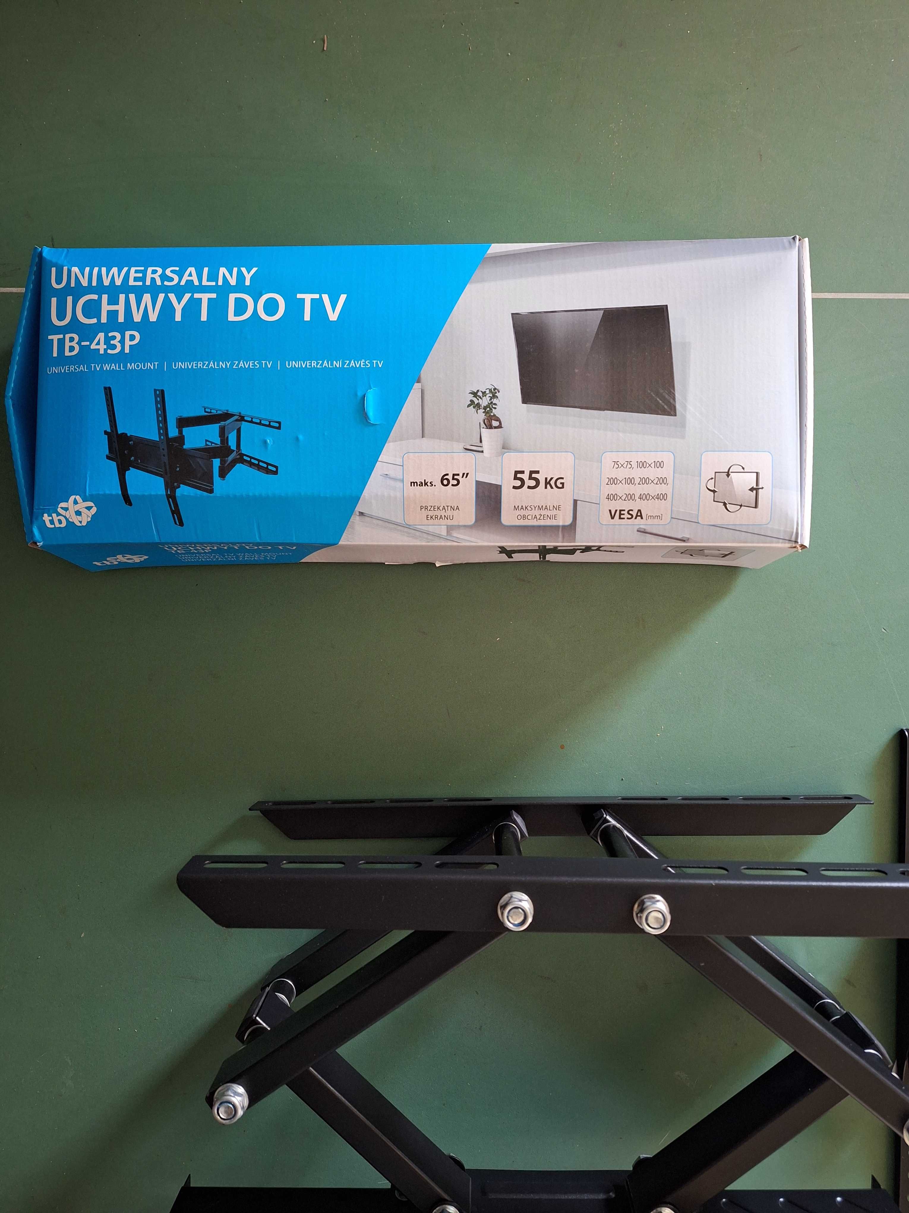 Uchwyt do telewizora uchylny max 65"