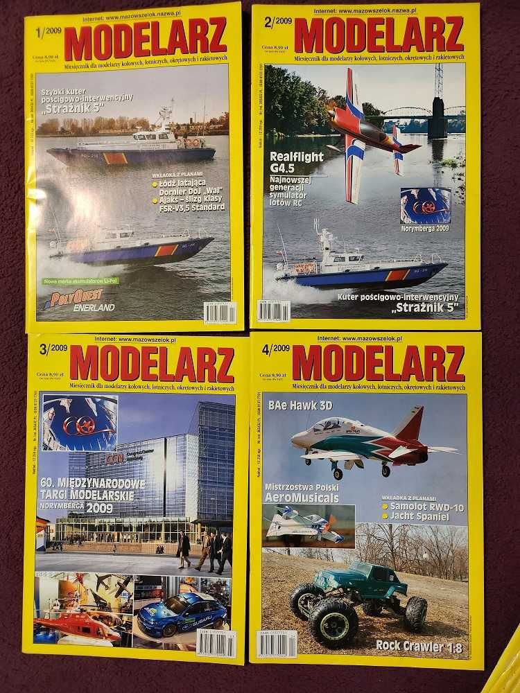 Modelarz rok 2009 komplet 12 numerów