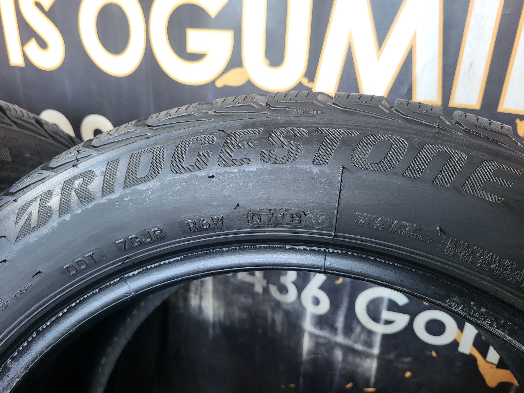 Opony zimowe 225/50/17 Bridgestone 7,5/8,2mm RunFlat