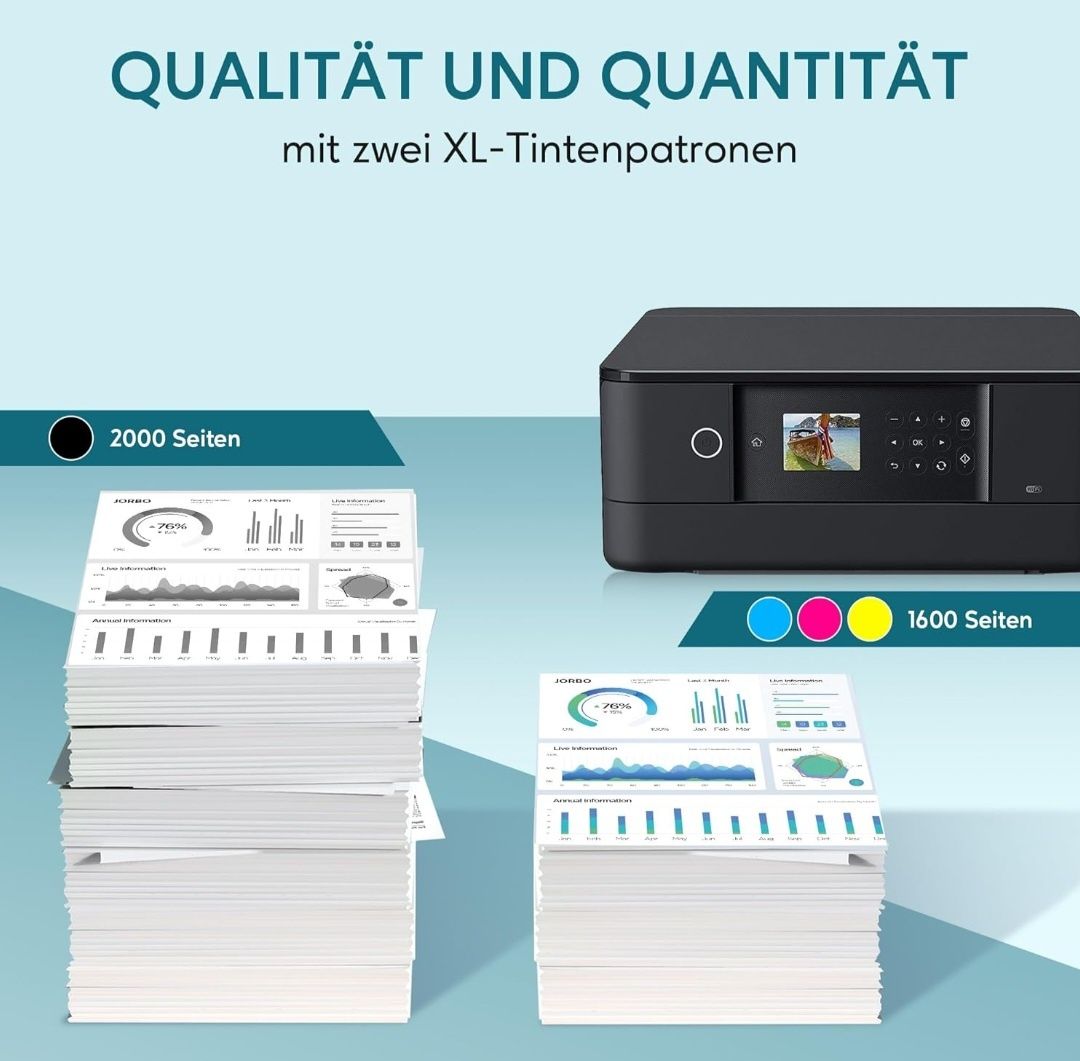 JORBO Multipack kartridże do drukarki zamiennik do HP 953 XL